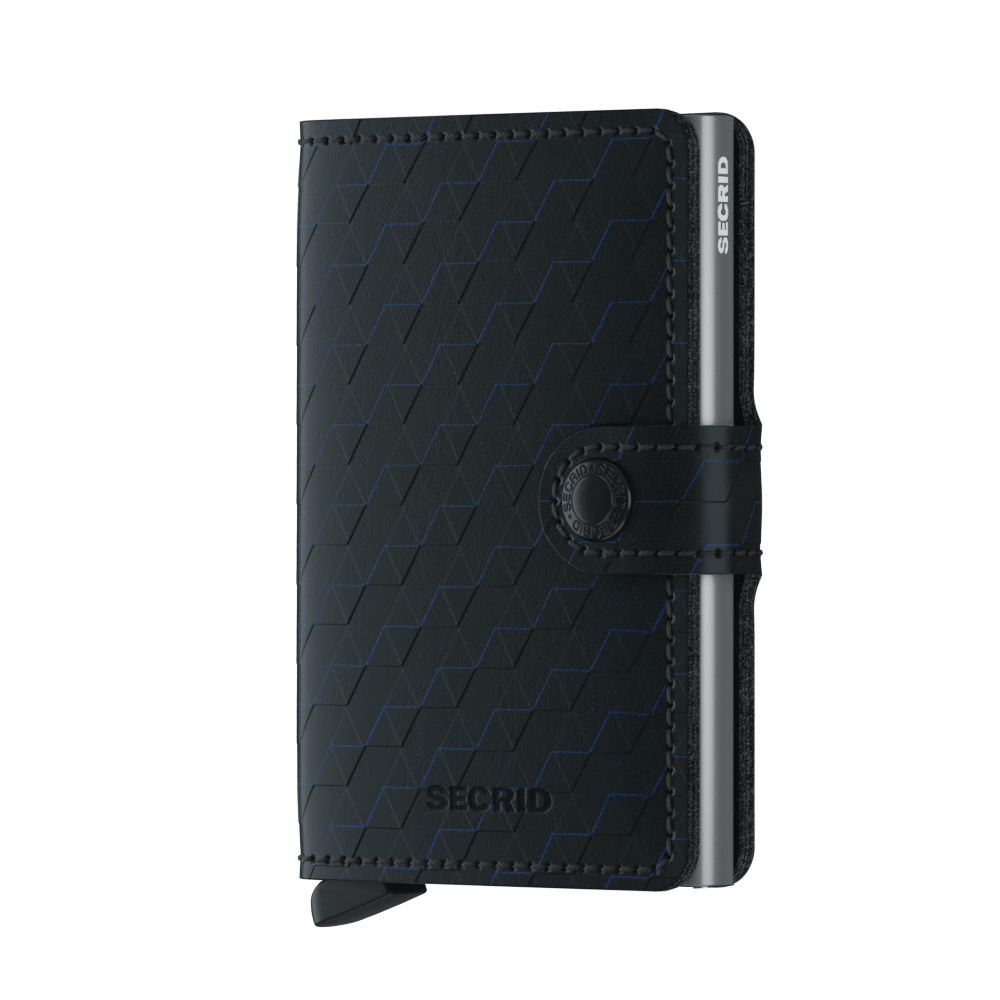 SECRID Miniwallet Optical Black Titanium lifestyle