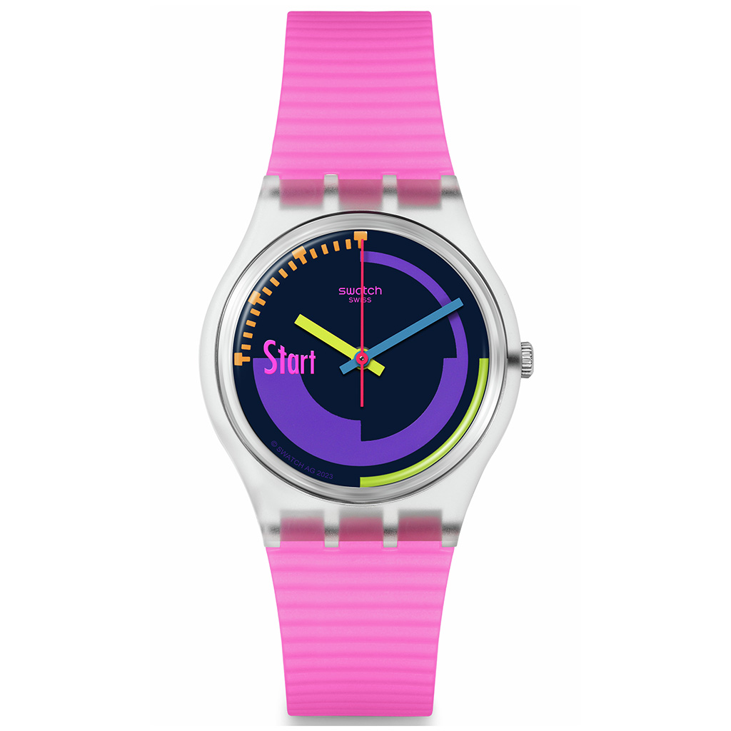 SWATCH NEON PINK lifestyle